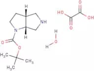 Oxalic acid tert-butyl (3aR,6aR)-octahydropyrrolo[2,3-c]pyrrole-1-carboxylate hydrate