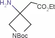 tert-Butyl 3-amino-3-(2-ethoxy-2-oxoethyl)azetidine-1-carboxylate