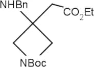tert-Butyl 3-(benzylamino)-3-(2-ethoxy-2-oxoethyl)azetidine-1-carboxylate