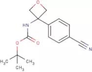 tert-Butyl (3-(4-cyanophenyl)oxetan-3-yl)carbamate
