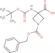1-((Benzyloxy)carbonyl)-3-((tert-butoxycarbonyl)amino)azetidine-3-carboxylic acid