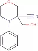 3-(Hydroxymethyl)-4-phenylmorpholine-3-carbonitrile