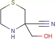 3-(Hydroxymethyl)thiomorpholine-3-carbonitrile