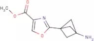 Methyl 2-(3-aminobicyclo[1.1.1]pent-1-yl)-1,3-oxazole-4-carboxylate