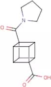 (1S,2R,3R,8S)-4-(Pyrrolidine-1-carbonyl)cubane-1-carboxylic acid