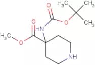 Methyl 4-aminopiperidine-4-carboxylate, N4-BOC protected