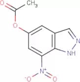 7-Nitro-1H-indazol-5-yl acetate