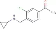 1-(3-Chloro-4-[(cyclopropylamino) methyl]phenyl)ethanone