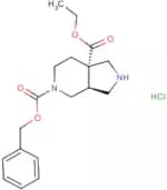 5-Benzyl 7a-ethyl (3aS,7aS)-hexahydro-1H-pyrrolo[3,4-c]pyridine-5,7a-dicarboxylate hydrochloride