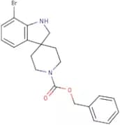 Benzyl 7-bromospiro[1,2-dihydroindole-3,4'-piperidine]-1'-carboxylate