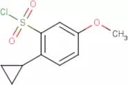 2-(Cyclopropyl)-5-methoxybenzenesulphonyl chloride