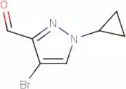 4-Bromo-1-(cyclopropyl)-1H-pyrazole-3-carbaldehyde