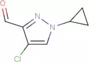 4-Chloro-1-(cyclopropyl)-1H-pyrazole-3-carbaldehyde
