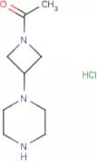 1-(3-(Piperazin-1-yl)azetidin-1-yl)ethanone hydrochloride