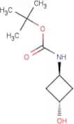 trans-1-Amino-3-hydroxycyclobutane, N-BOC protected