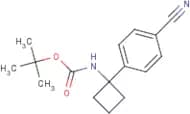 tert-Butyl 1-(4-cyanophenyl)cyclobutylcarbamate