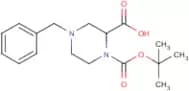 4-Benzyl-1-(tert-butoxycarbonyl)piperazine-2-carboxylic acid