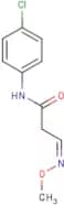 (3Z)-N-(4-Chlorophenyl)-3-(methoxyimino)propanamide