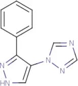 1-(3-Phenyl-1H-pyrazol-4-yl)-1H-1,2,4-triazole