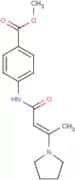 Methyl 4-[(2E)-3-(pyrrolidin-1-yl)but-2-enamido]benzoate