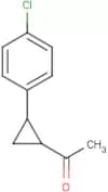 1-[2-(4-Chlorophenyl)cyclopropyl]ethan-1-one