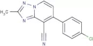 7-(4-Chlorophenyl)-2-methyl-[1,2,4]triazolo[1,5-a]pyridine-8-carbonitrile