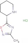 (S)-3-Methyl-5-(piperidin-2-yl)-1,2,4-oxadiazole hydrochloride