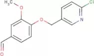 4-[(6-Chloropyridin-3-yl)methoxy]-3-methoxybenzaldehyde