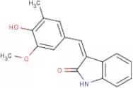 (3Z)-3-[(4-Hydroxy-3-methoxy-5-methylphenyl)methylidene]-2,3-dihydro-1H-indol-2-one