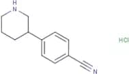 4-(Piperidin-3-yl)benzonitrile hydrochloride