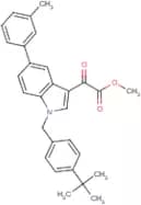 Methyl 2-(1-(4-(tert-butyl)benzyl)-5-(m-tolyl)-1H-indol-3-yl)-2-oxoacetate