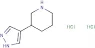 3-(1H-Pyrazol-4-yl)piperidine dihydrochloride