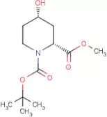 1-tert-Butyl 2-methyl (2R,4S)-4-hydroxypiperidine-1,2-dicarboxylate