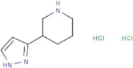 3-(1H-Pyrazol-3-yl)piperidine dihydrochloride