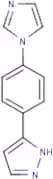 5-[4-(1H-Imidazol-1-yl)phenyl]-1H-pyrazole