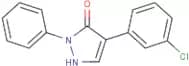 4-(3-Chlorophenyl)-2-phenyl-2,3-dihydro-1H-pyrazol-3-one