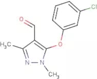 5-(3-Chlorophenoxy)-1,3-dimethyl-1H-pyrazole-4-carbaldehyde
