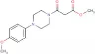 Methyl 3-[4-(4-methoxyphenyl)piperazin-1-yl]-3-oxopropanoate