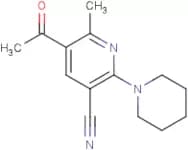 5-Acetyl-6-methyl-2-(piperidin-1-yl)pyridine-3-carbonitrile