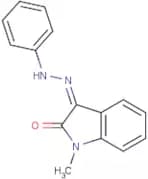(3Z)-1-Methyl-3-(2-phenylhydrazin-1-ylidene)-2,3-dihydro-1H-indol-2-one