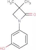 1-(3-Hydroxyphenyl)-3,3-dimethylazetidin-2-one