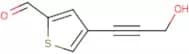 4-(3-Hydroxyprop-1-yn-1-yl)thiophene-2-carbaldehyde