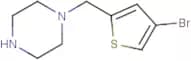 1-[(4-Bromo-2-thienyl)methyl]piperazine