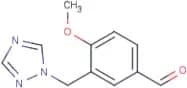 4-Methoxy-3-(1h-1,2,4-triazol-1-ylmethyl)benzaldehyde