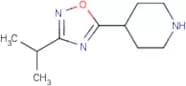 4-(3-Isopropyl-1,2,4-oxadiazol-5-yl)piperidine