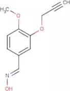 (E)-N-{[4-Methoxy-3-(prop-2-yn-1-yloxy)phenyl]methylidene}hydroxylamine