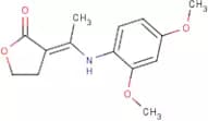 (3E)-3-{1-[(2,4-Dimethoxyphenyl)amino]ethylidene}oxolan-2-one