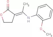 (3E)-3-{1-[(2-Methoxyphenyl)amino]ethylidene}oxolan-2-one