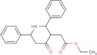 Ethyl 2,6-diphenyl-4-oxo-3-piperidineacetate