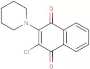 2-Chloro-3-(piperidin-1-yl)-1,4-dihydronaphthalene-1,4-dione